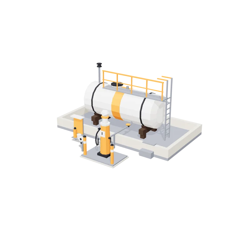 Fuel depot — free 3D model