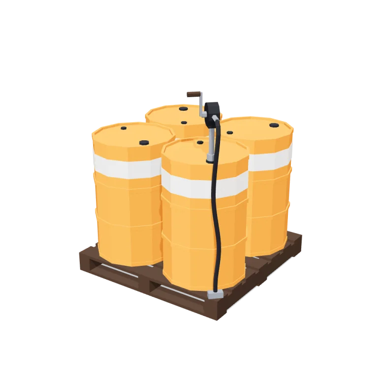 Fuel drums — free 3D model