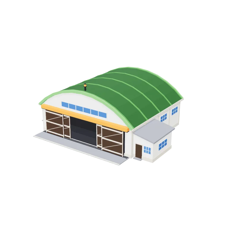 Hangars — free 3D model