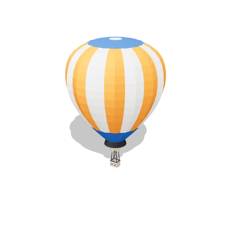 Hot air balloon — free 3D model