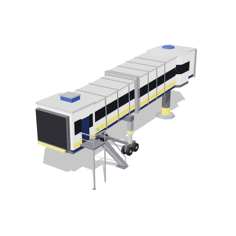 Jet bridge — free 3D model
