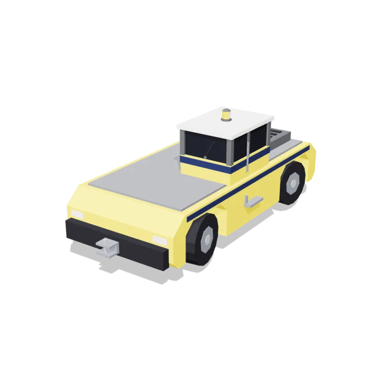 Pushback tractor — free 3D model