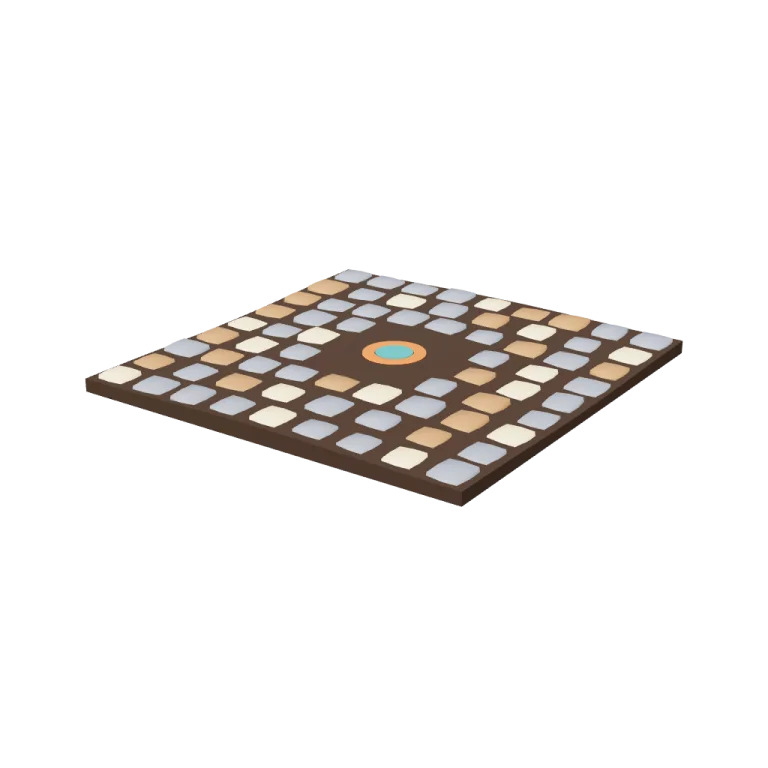 Cobble street tiles — free 3D model