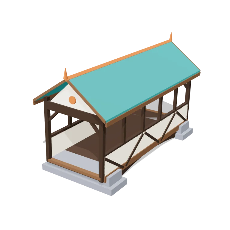 Covered bridge — free 3D model