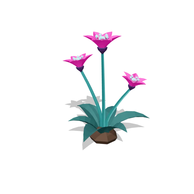 Alien flowers — free 3D model