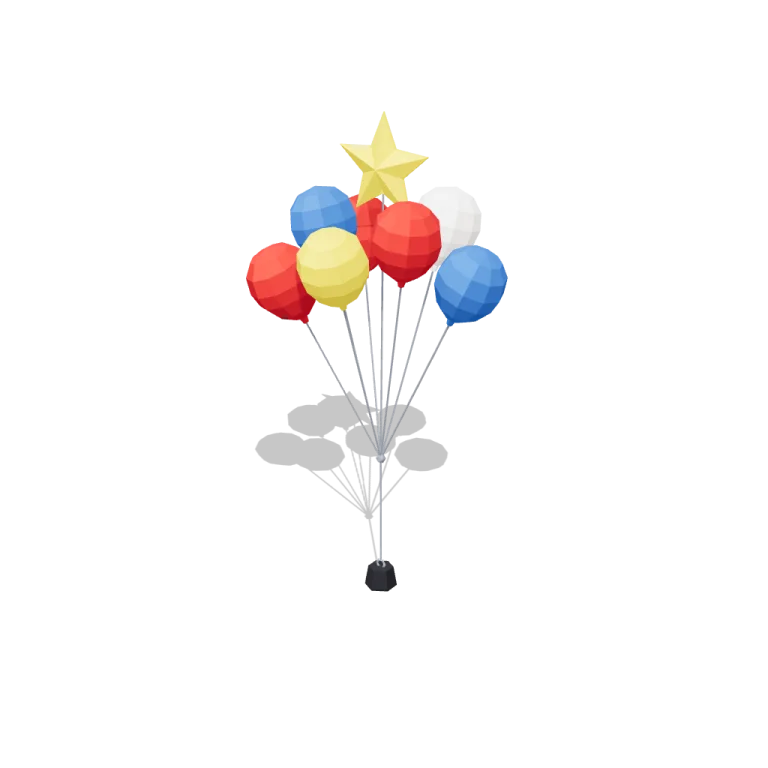 Balloons — free 3D model
