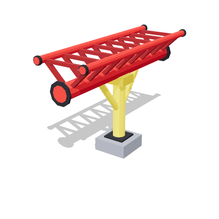 Coaster track pieces — free 3D model