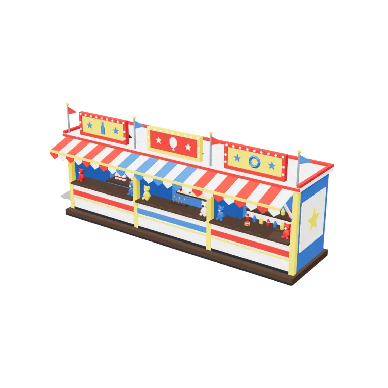 Game booths — free 3D model