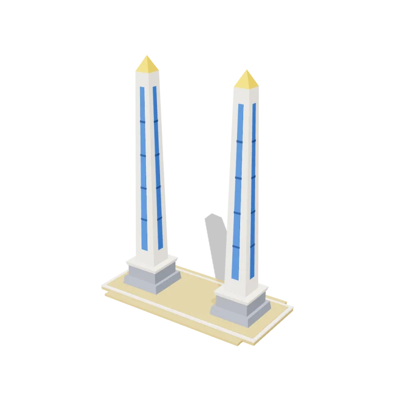 Obelisks — free 3D model