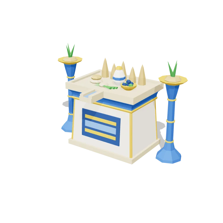 Offering tables — free 3D model