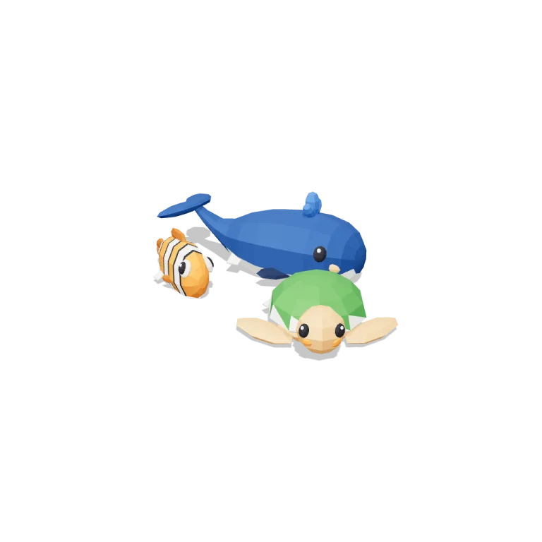 Plush toys — free 3D model