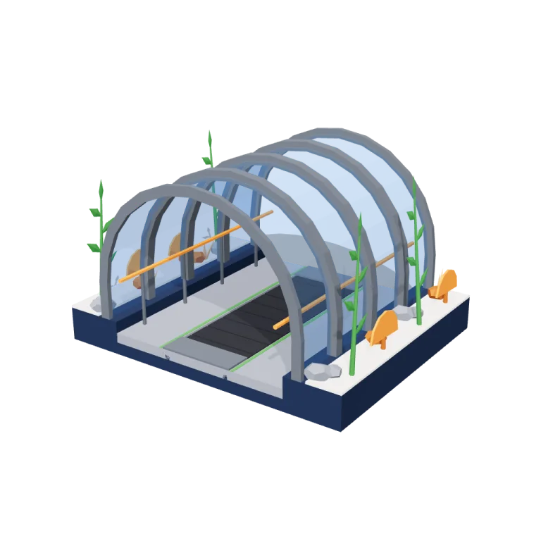 Tunnel walkway — free 3D model