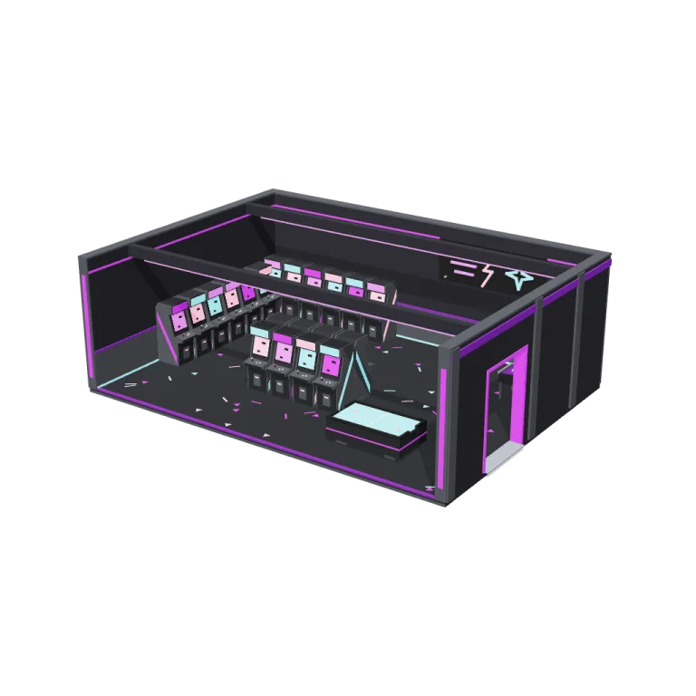 Arcade hall — free 3D model