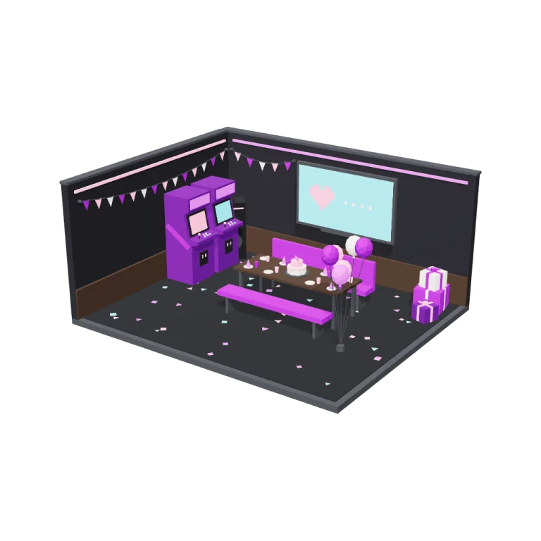 Party room — free 3D model