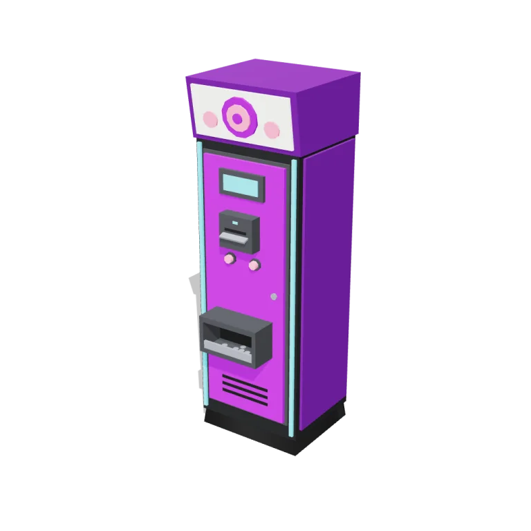Token machine — free 3D model