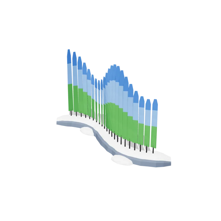 Aurora ribbon — free 3D model