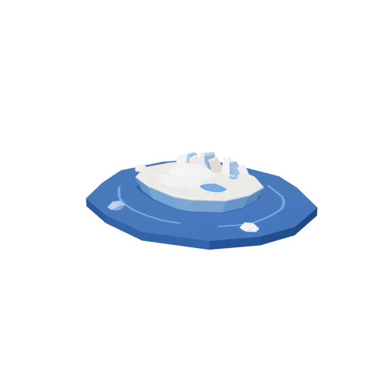 Drifting floe — free 3D model