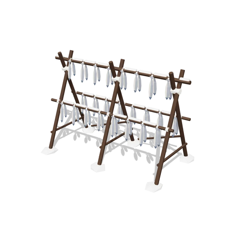 Fish racks — free 3D model