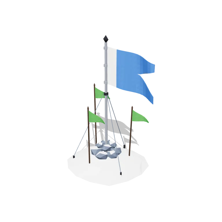 Flags — free 3D model
