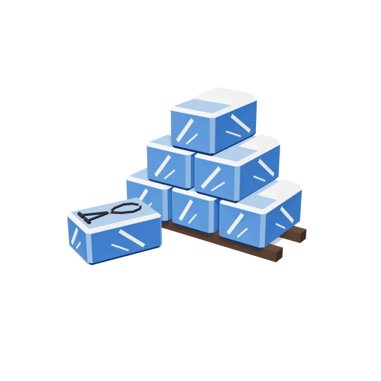 Ice blocks — free 3D model