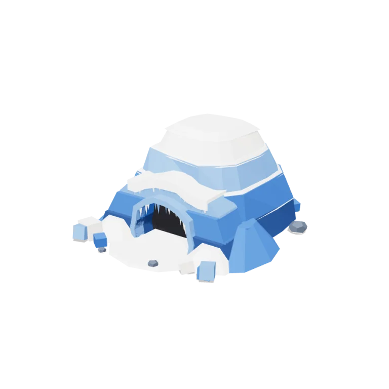 Ice cave — free 3D model