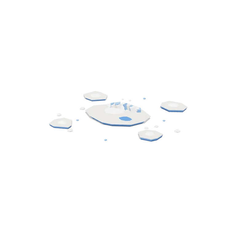 Ice floes — free 3D model