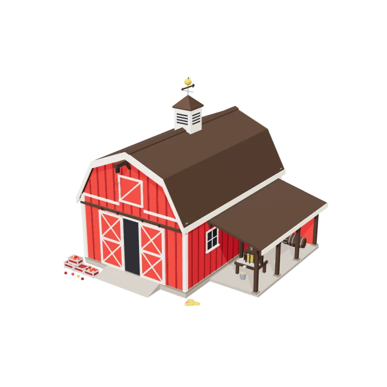 Cider barn — free 3D model