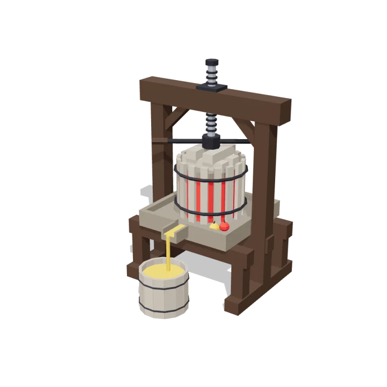 Cider press — free 3D model