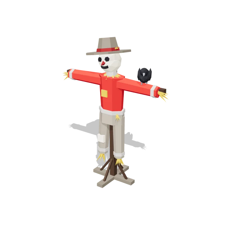 Scarecrows — free 3D model