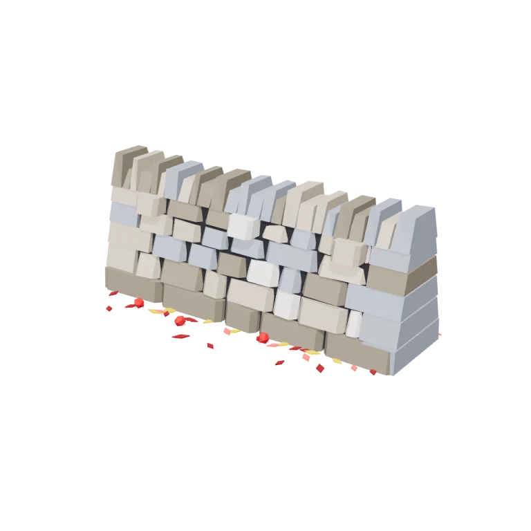 Stone walls — free 3D model