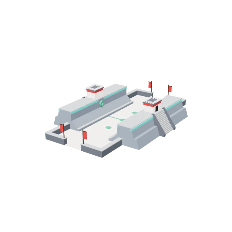 Ball court — free 3D model