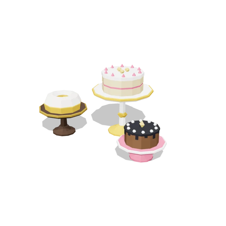 Cake stands — free 3D model