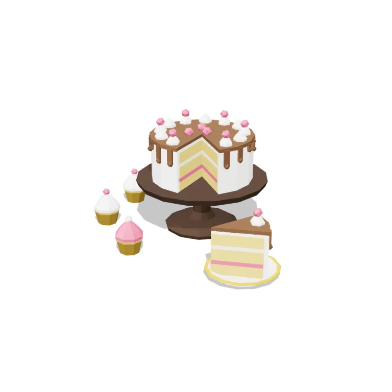 Cakes — free 3D model