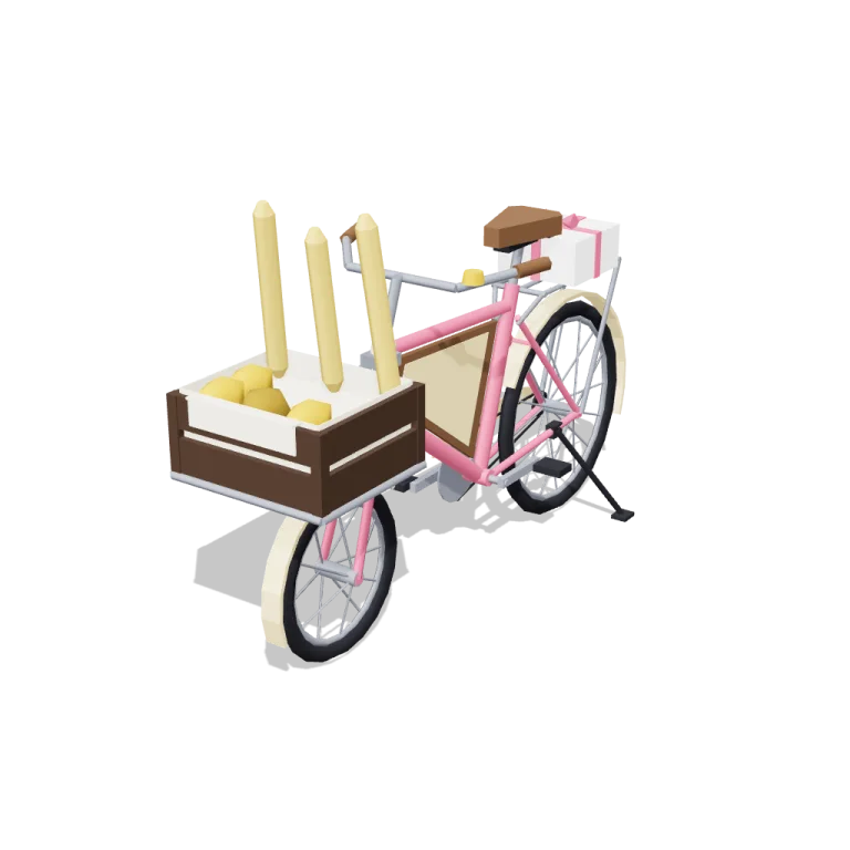 Delivery bike — free 3D model
