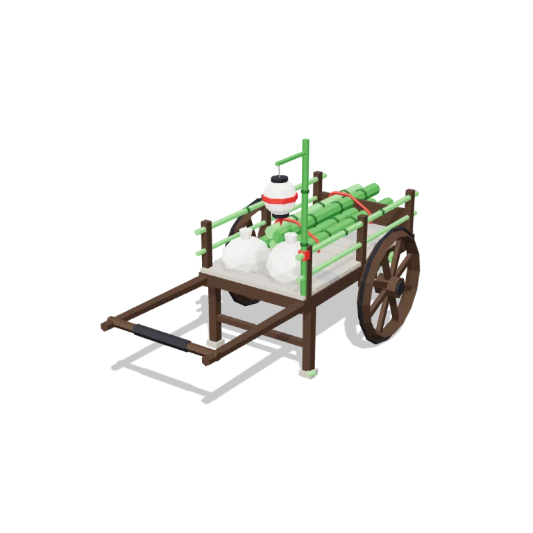 Hand cart — free 3D model