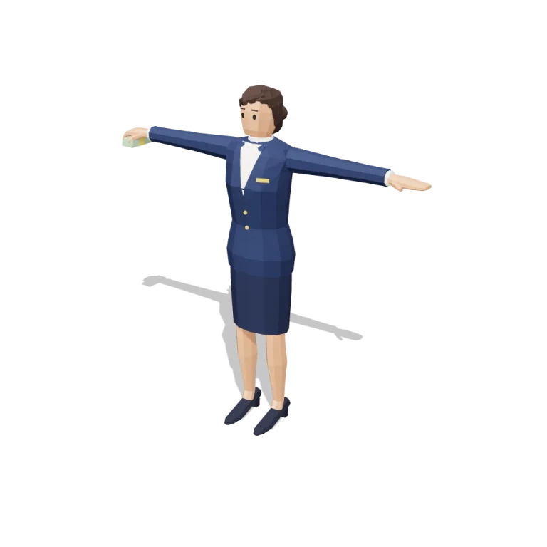 Bank Teller — free 3D model