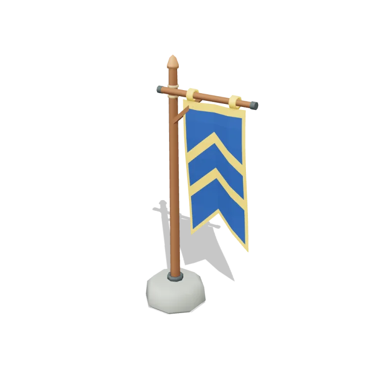 Banner Pole — free 3D model
