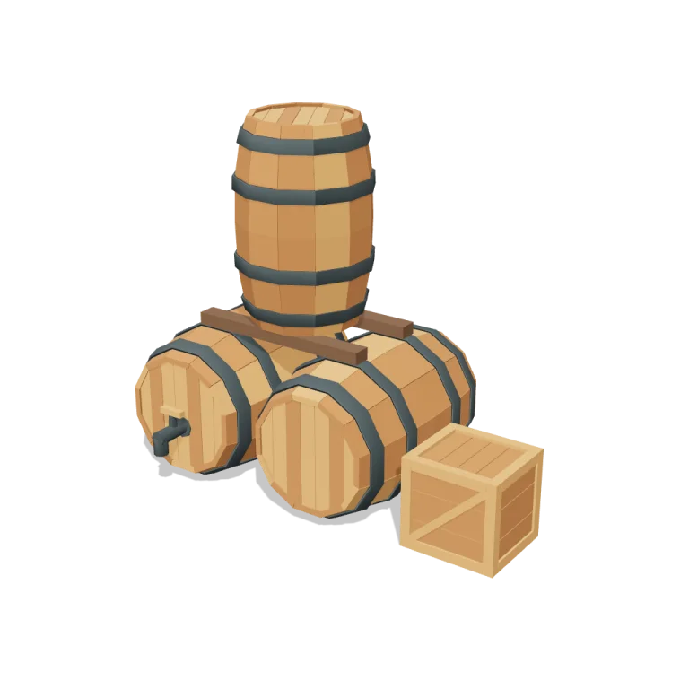 Barrel Stack — free 3D model