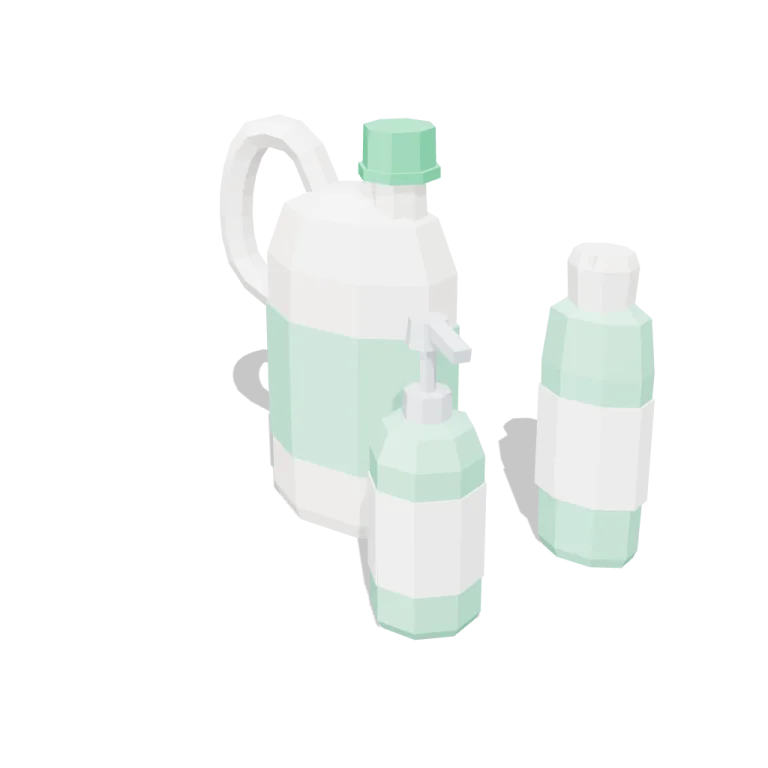 Bottles — free 3D model