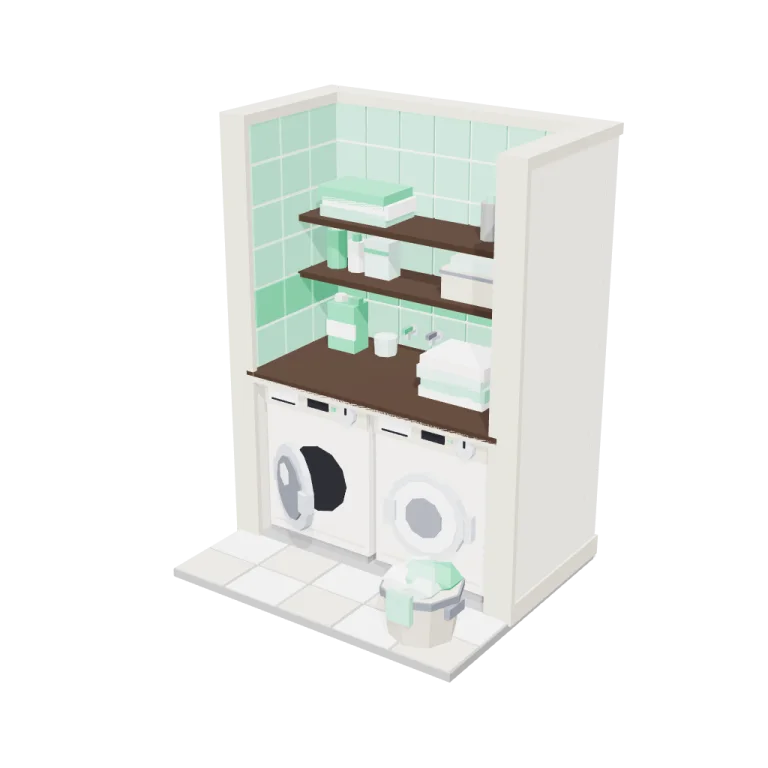 Laundry nook — free 3D model