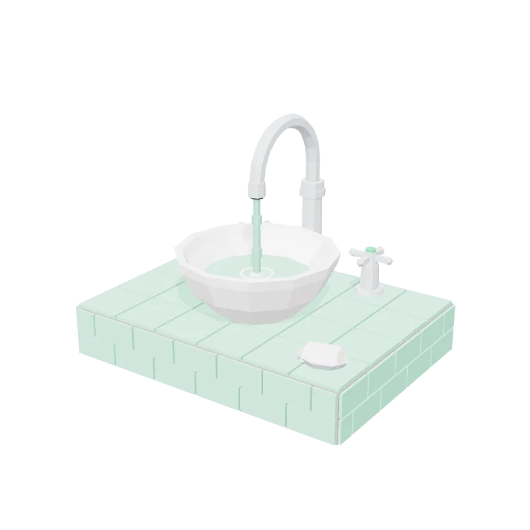 Running taps — free 3D model