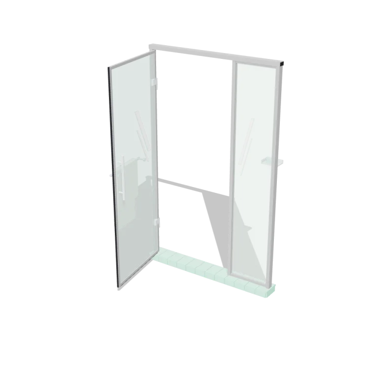Shower door — free 3D model