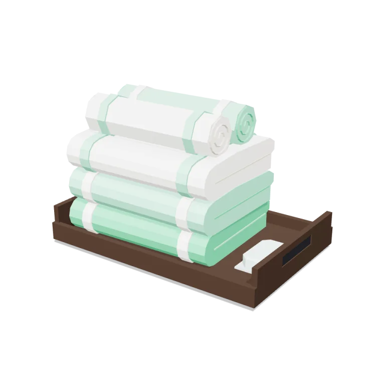 Towels — free 3D model