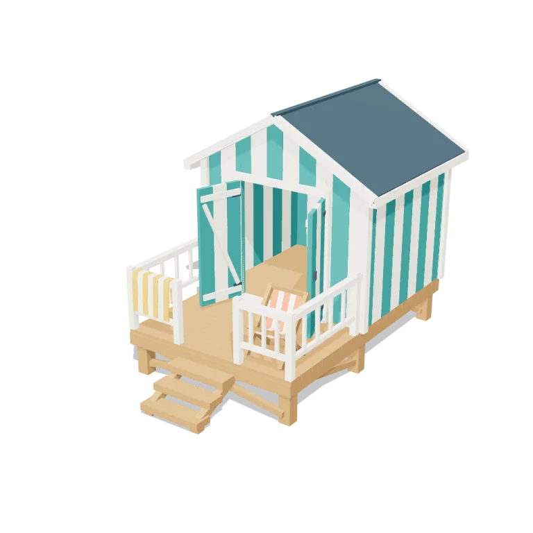 Beach Hut — free 3D model