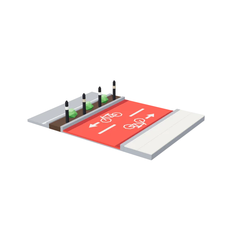 Bike lanes — free 3D model