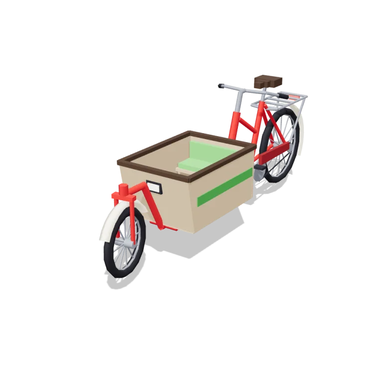 Cargo bike — free 3D model