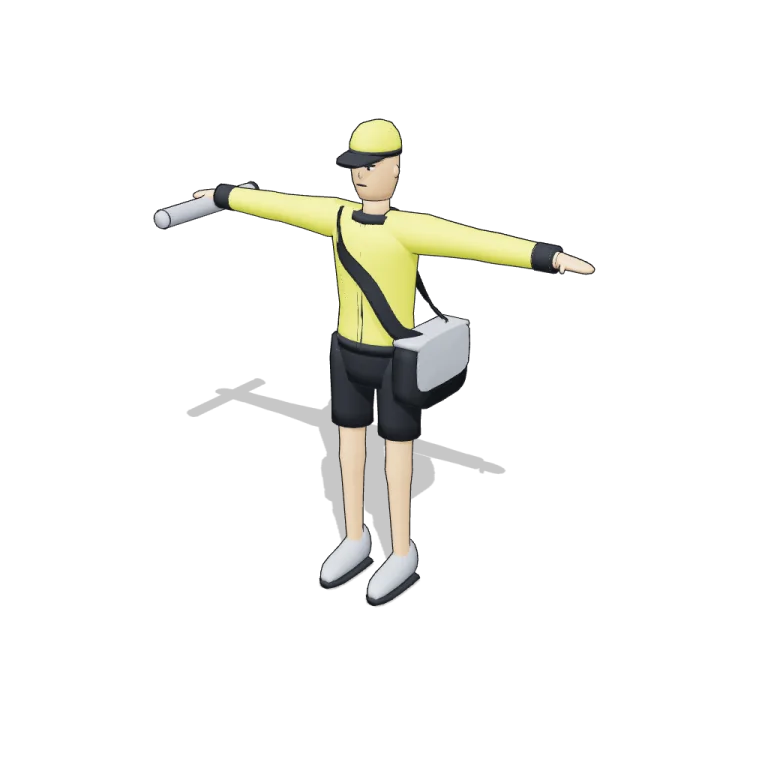 Bike Courier — free 3D model