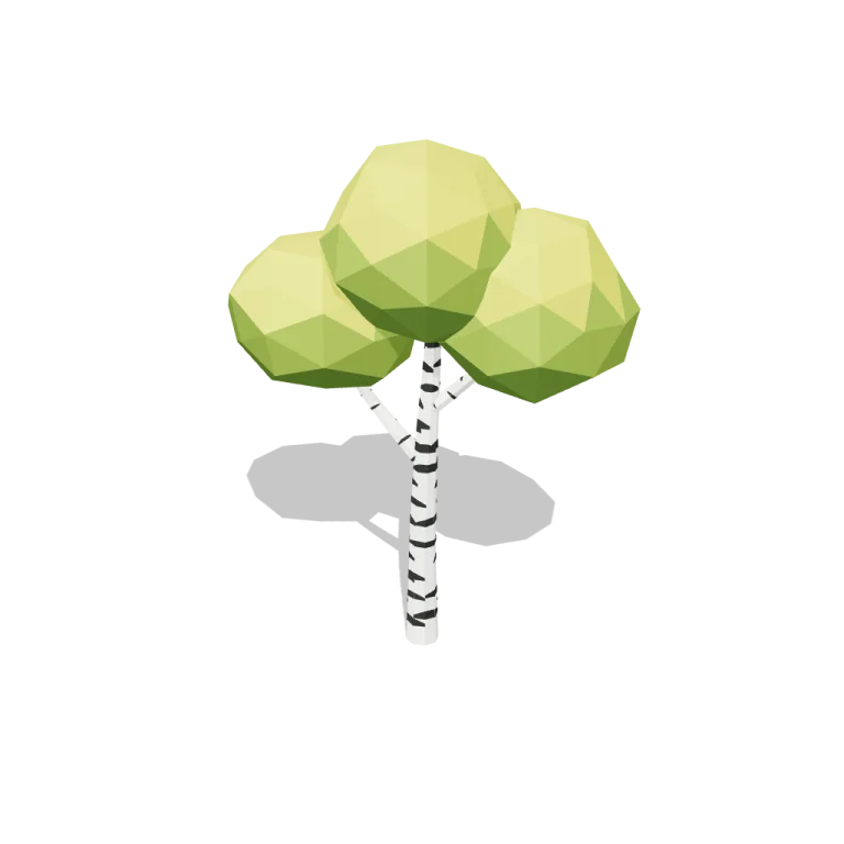 Birch Tree — free 3D model