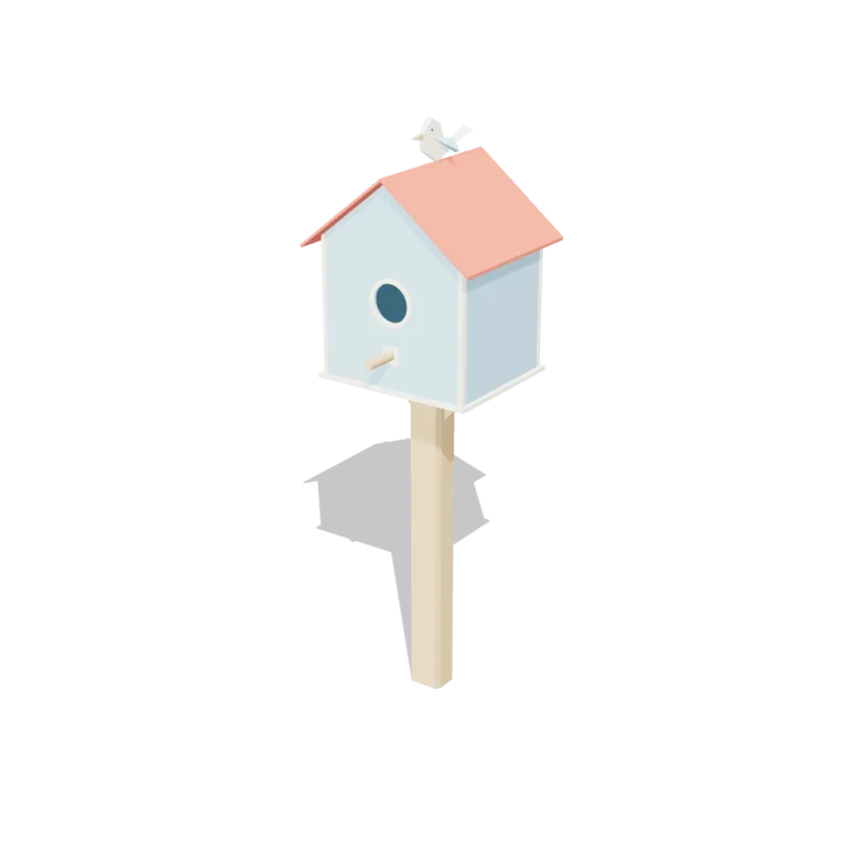 Birdhouse — free 3D model