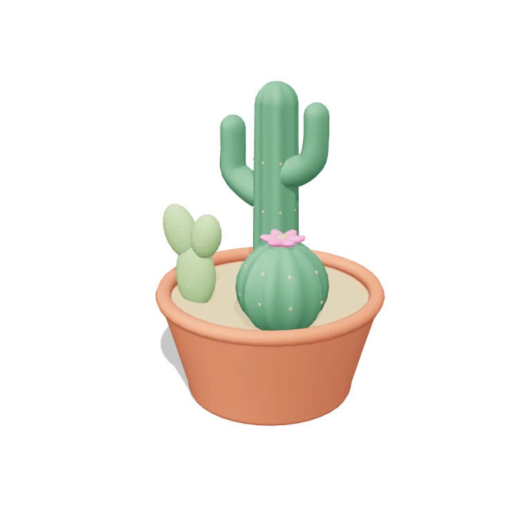 Cactus Planter — free 3D model